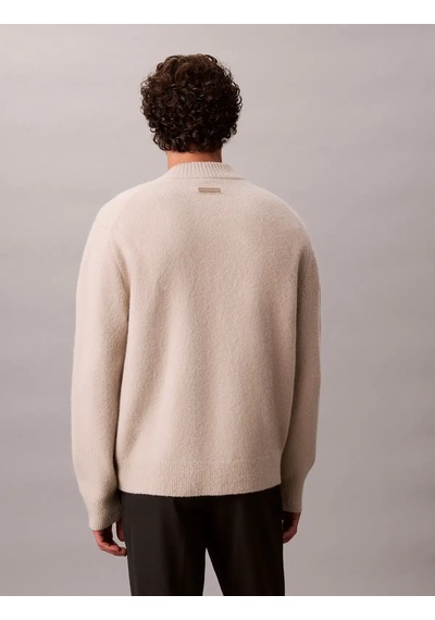 Calvin Klein Ls Bomber Cashmere Bej Erkek Kaşmir Karışımlı Fermuarlı Ceket Calvin Klein Ls Bomber Cashmere Bej Erkek Kaşmir Karışımlı Fermuarlı Ceket