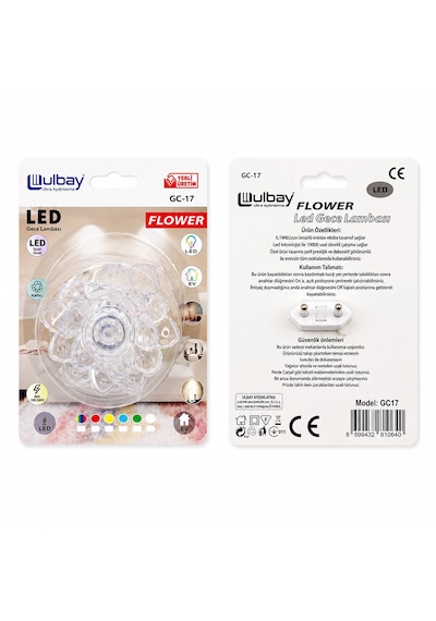 10 Adet Kozalak Led Gece Lambası Gc-17 5691 .