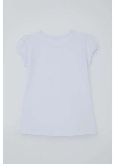 Breeze Kız Çocuk Tişört Basic 8-14 Yaş, Beyaz