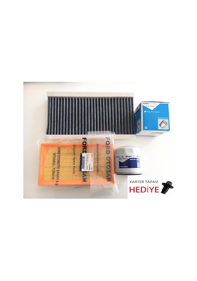 Ford Connect Yağ Bakım Filtre Seti 2002-2013 Model 1.8 Tdci 90 Ps