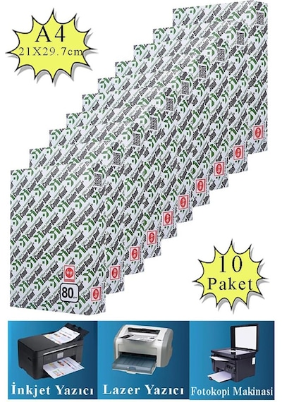 Copierbond Fotokopi Kağıdı A4 80 Gr 500 Lü 10 Paket