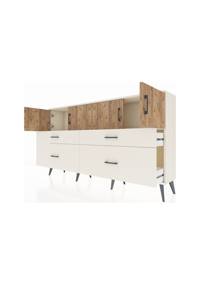 Arges Konsol 2 Raflı 4 Çekmeceli 4 Kapaklı 176x30x99 Aytaşı-çam/a Aytaşı-çam/aytaşı Arges Konsol 2 Raflı 4 Çekmeceli 4 Kapaklı 176x30x99 Aytaşı-çam/a Aytaşı-çam/aytaşı