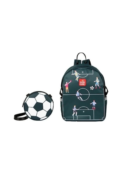 Supercute Two İn One Sırt Çantası-football Siyah