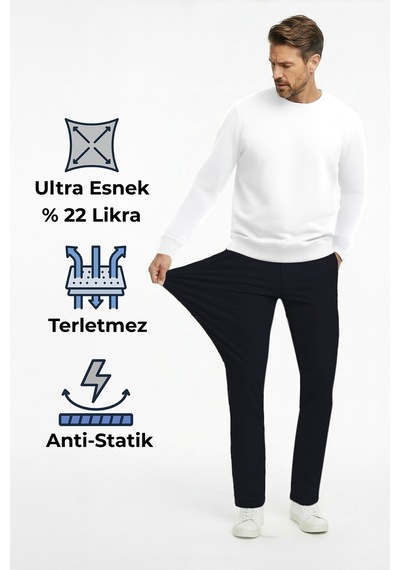 Goffra Erkek Ultra Esnek Relaxed Beli Lastikli Jogger Pantolon Lacivert M702-r0433-05 Lacivert Goffra Erkek Ultra Esnek Relaxed Beli Lastikli Jogger Pantolon Lacivert M702-r0433-05 Lacivert