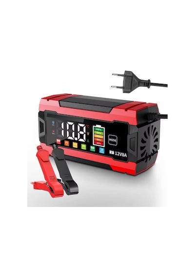Auhma Aoc11 12v 8a Dijital Ekranlı Akıllı Akü Şarj Ve Onarım Cihazı