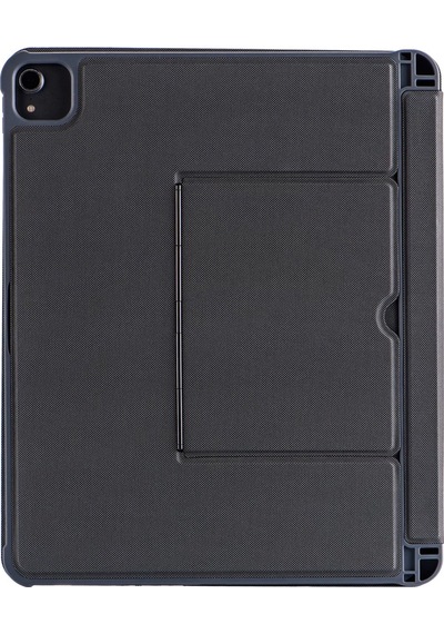T5509d Apple Uyumlu iPad Pro 12.9 2022 Kılıf Palermo Ledli Klavyeli Standlı Tablet Kılıfı - Siyah Arka Kapak