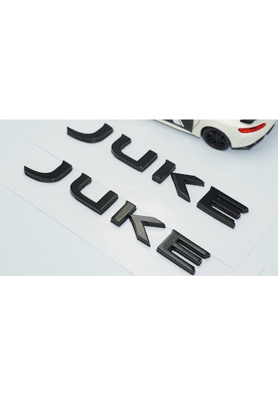 Dk Tuning Juke Siyah Abs Çamurluk Yazı Seti Logo Nissan İle Uyuml