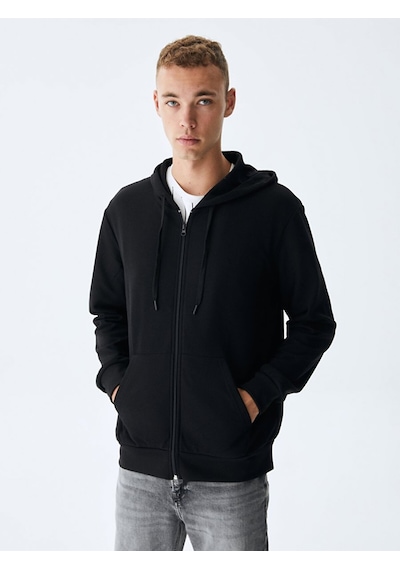 Ltb Düz Kapüşonlu Fermuarlı Regular Fit Siyah Sweatshırt 011258605060019 200 Siyah Ltb Düz Kapüşonlu Fermuarlı Regular Fit Siyah Sweatshırt 011258605060019 200 Siyah