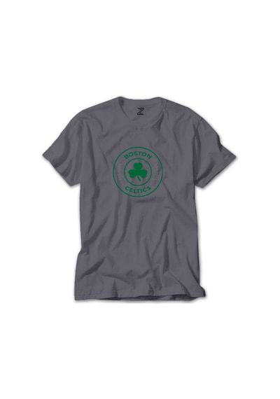 Boston Celtics Logo Gri Tişört