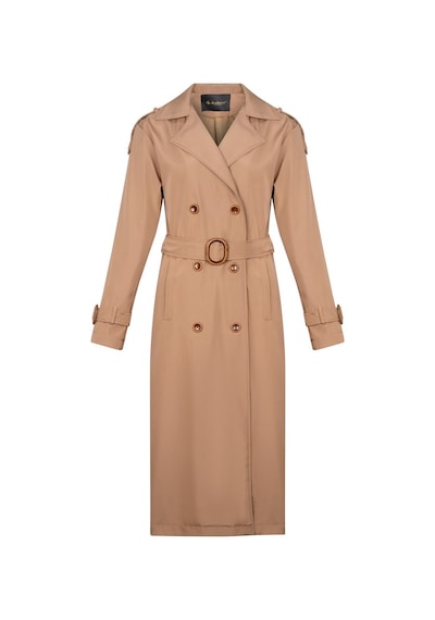 Z6737 Dewberry Bayan Trençkot-açık Camel Açık Camel