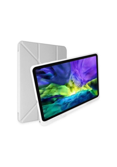 iPad Uyumlu  9.7 2018 Kılıf Kalemlikli Mars Tablet Kılıfı - Gri - Yluh-855080
