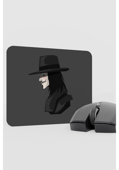 V For Vendetta V5 22x18 Gaming Kauçuk Kaymaz Taban Mouse Pad Fare Altlığı