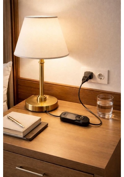 Dimmer Arapuarlı Anahtarlı Kablo Siyah 2 Mt Işık Ayar Anahtarlı Kablo