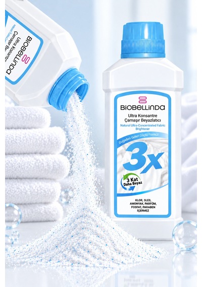 3x Ultra Konsantre Çamaşır Ve Tül Beyazlatıcı Deterjan 750 Gr