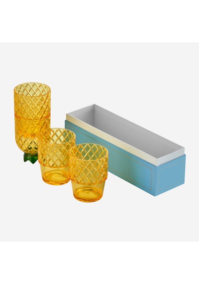 Sarı Akrilik Su Bardağı 250 Ml