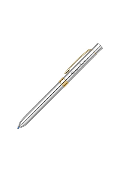Isme Özel Scrikss Multifonksiyon Kalem 0.5 MM Trio 93 Gold Krom