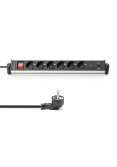 Ofis İçin 6 Prizli Çoklu Priz, 3 Adet Usb 2xusb-a +1xusb A