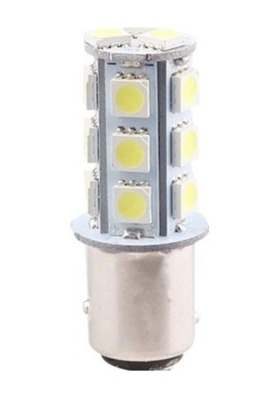 Çakar Ledli Stop Ampulü Çift-duy Fren Lambası 18 Led Şaşı Tırnak