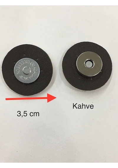 Karantuhafiye Deri Çanta Çıtçıt Mıknatıslı 2 Li Set Kahve Kahve Kahverengi