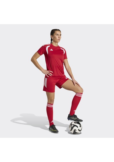 Adidas Tiro 26 League Kadın Kırmızı Futbol Şortu Ka8810