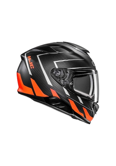 Hjc Rpha71 Carbon Cano Mc6hsf Kapalı Kask Siyah - Turuncu