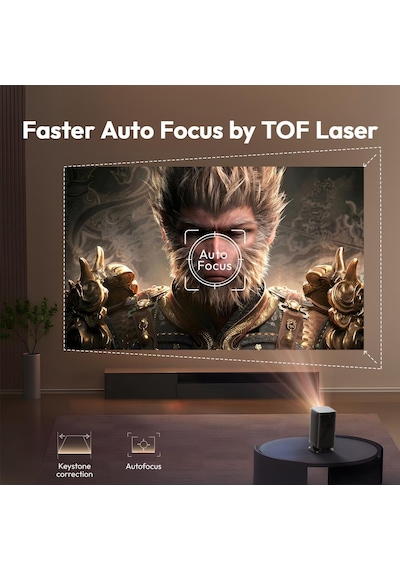 Byintek P70X 1080p Full HD 300ANSI Taşınabilir DLP Mini Projeksiyon Cihazı - TOF Lazer Otomatik Odaklamalı, Entegre 10000 mAh Bataryalı Byintek P70X 1080p Full HD 300ANSI Taşınabilir DLP Mini Projeksiyon Cihazı - TOF Lazer Otomatik Odaklamalı, Entegre 10000 mAh Bataryalı