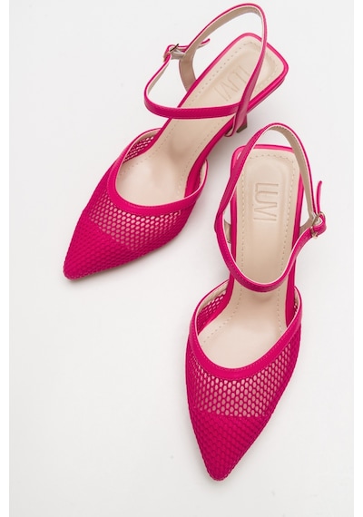 Luvishoes Chıc Fuşya Kadın Topuklu Ayakkabı Fuşya