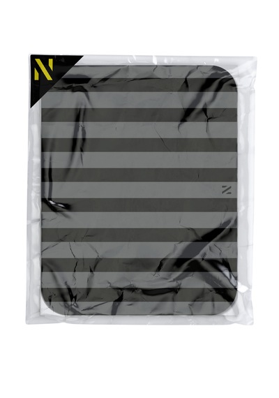 Siyah Renkli Çizgili Ergonomik Mouse Pad, Kaymaz Yüzey İle Ev Ve Ofis Kullanımı İçin İdeal