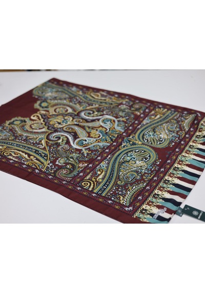 Bonjela Soft Pamuklu Şal Bordo Serisi Lbs1312-37399 Çok Renkli