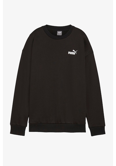 Puma Ess+ Relaxed Small Logo Crew Kadın Siyah Sweatshirt 68148701