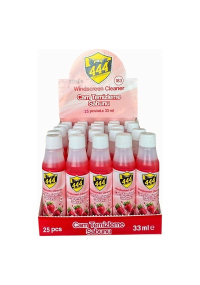 444 Cam Sabunu 33 Ml Çilek Kokulu X 25 Avantajlı Paket