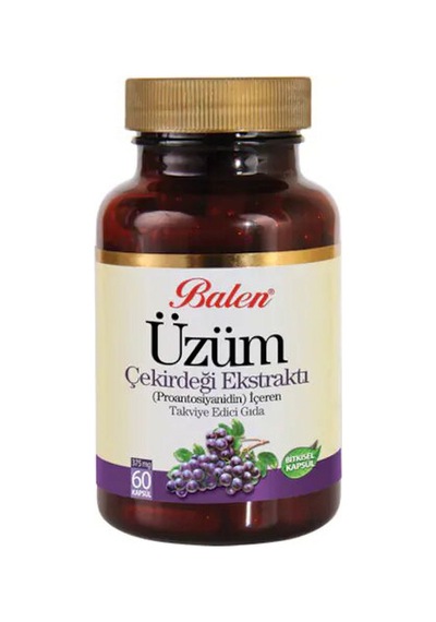 Balen Üzüm Çekirdeği Ekstraktı Kapsül 300 MG 60 Kapsül
