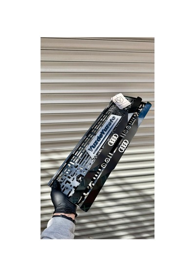 2adet Audı Uyumlu Beyaz Mod Pleksi Plakalık - 878384695
