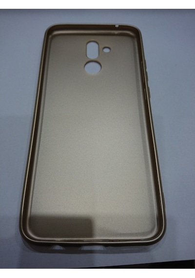 Huawei Mate 20 Lite Android Akıllı Cep Telefon Silikon Kılıf Gold