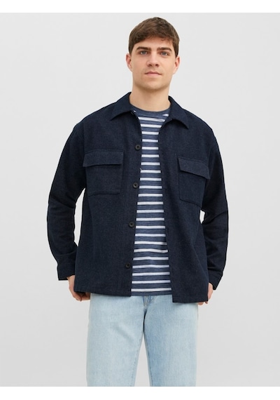 Jack & Jones Jack&jones Regular Fit Uzun Kollu Lacivert Erkek Gömlek 12239329 001