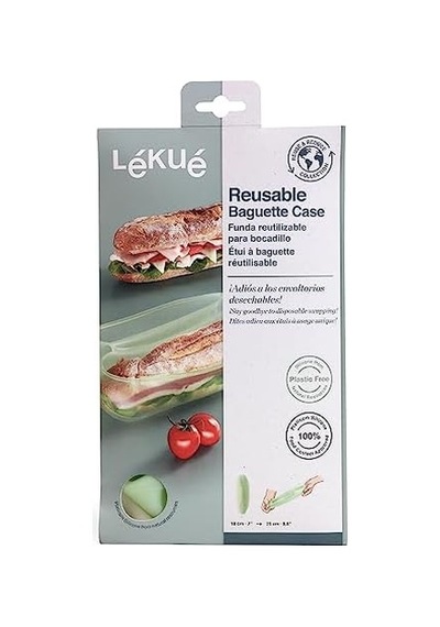 Baget Ekmek Kılıfı 22 Cm Açık Gri