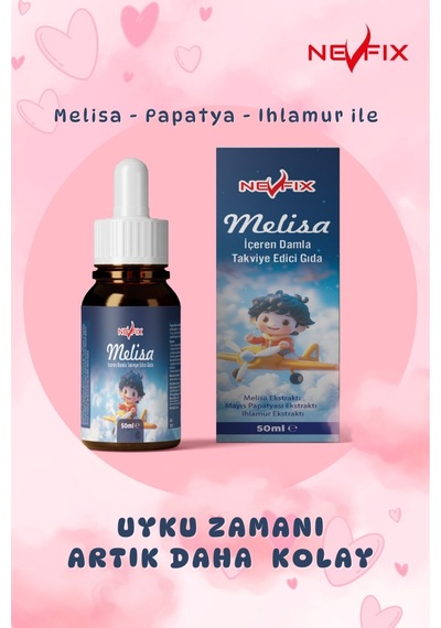 Melisa Papatya Ihlamur Night Bitkisel Damla 50 Ml