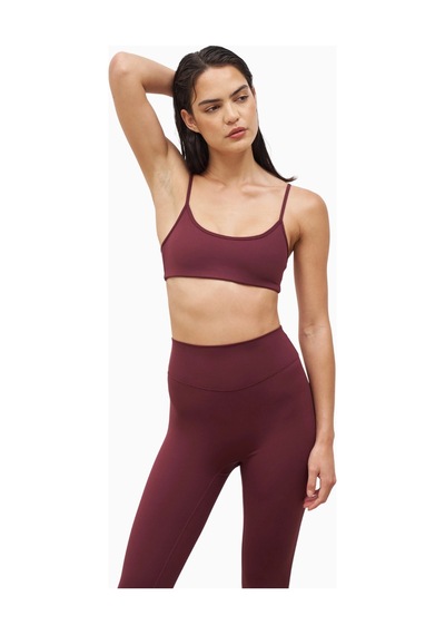 Because Of Alice Because Of Alicebase Sculpting Cami Bra Şekillendirici Spor Sütyeni Bordo