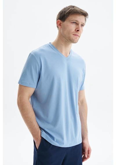 AR-MA Arma Erkek Regular Fit Basic Süprem V Yaka Tişört Y29344472102 Mavi