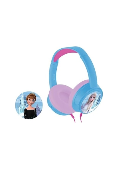 Kablolu Kulaklık Disney Frozen Karlar Ülkesi Anna Elsa Çocuk Kulaklığı Lisanslı Dy-6513-fr2 11 Adet Sticker İle Birlikte