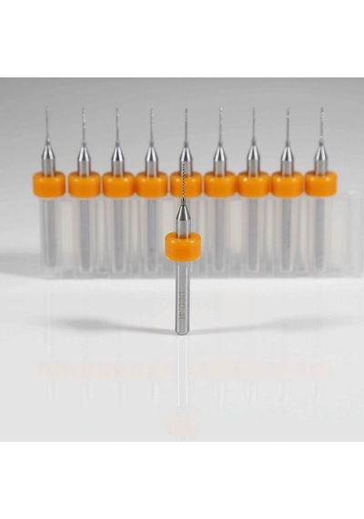 Schulzz 10 Parça 0.40 Mm Matkap Ucu Karbür Delme Mikro