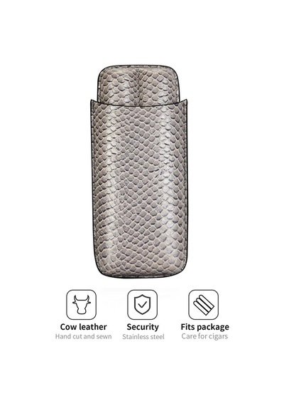 Cigarloong Deri Puro Kılıfı 2'li Croco Vizon 56ring
