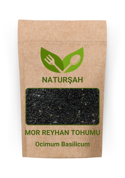 Naturşah Mor Reyhan Tohumu 100 Gr / Ocimum Basilicum