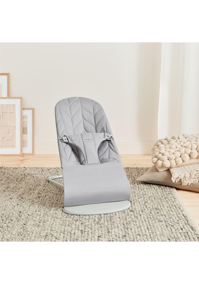 Babybjörn Blıss Ana Kucağı Petal Woven Cotton Grey 7317680062246