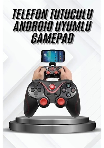 Yeni Nesil X3 Gamepad Android Uyumlu Telefon Tutucu Özellikli Joystick