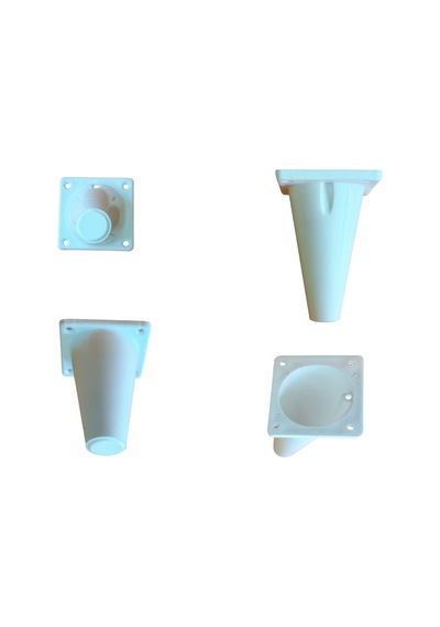 Cateksss 14 Cm Yekta Ayak Beyaz - 12 Li Paket
