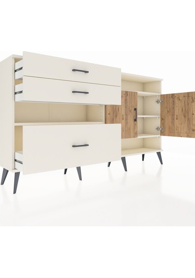 Arges Konsol 4 Raflı 3 Çekmeceli 2 Kapaklı 176x30x99 Aytaşı-çam/a Aytaşı-çam/aytaşı Arges Konsol 4 Raflı 3 Çekmeceli 2 Kapaklı 176x30x99 Aytaşı-çam/a Aytaşı-çam/aytaşı