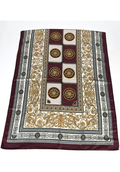 İPEKAL Soft Pamuk Şal-75 X 190 -06574 Bordo-gold