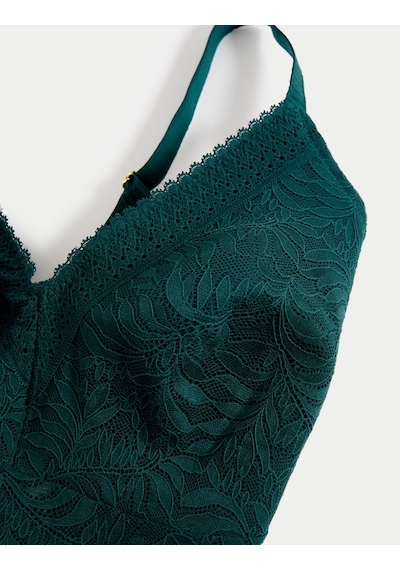 Marks & Spencer Flexifit:trade Mark: Dantel Detaylı Balensiz Toparlayıcı Sütyen Yeşil