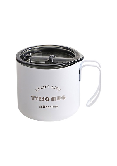 Tyeso Fiery Mug Vakumlu Paslanmaz Çelik Termal Kapaklı 350ml Renkli